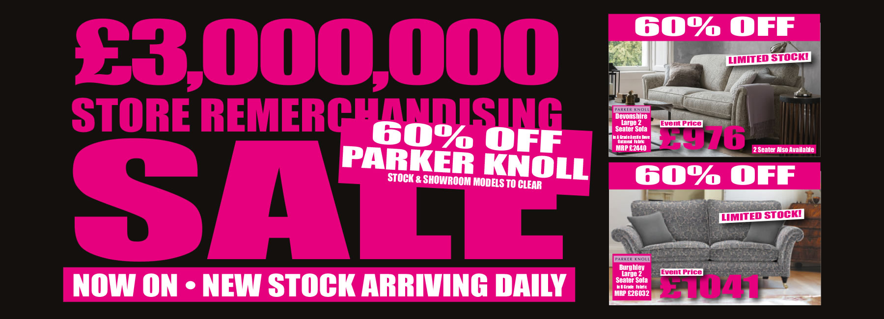 60% Off Parker Knoll