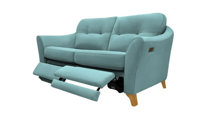 G Plan Hatton Fabric 2 Seater Power Double Footrest