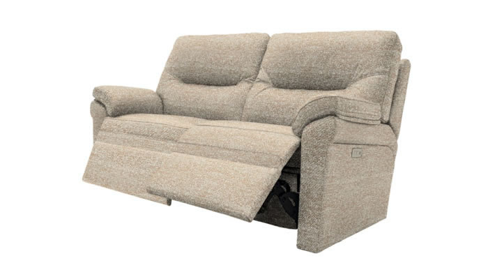 G Plan Seattle Fabric 2 Seater Power Double Recliner