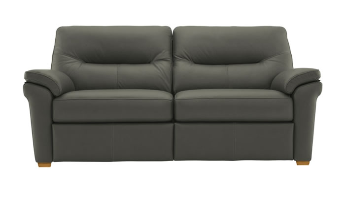 G Plan Seattle Leather 3 Seater Sofa