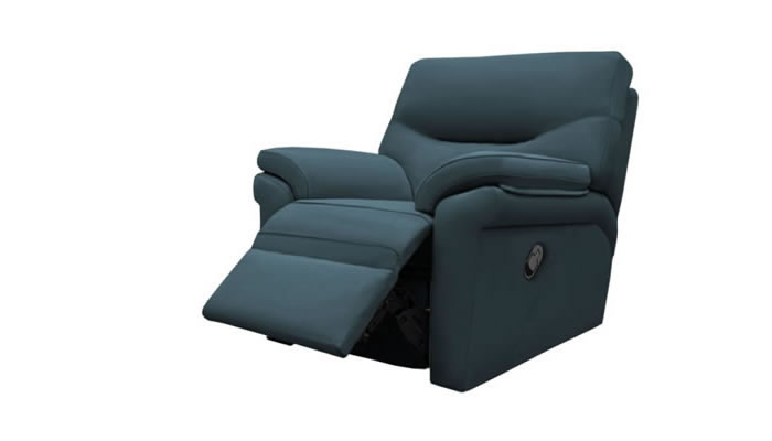 G Plan Seattle Leather Power Recliner with Lumbar Support