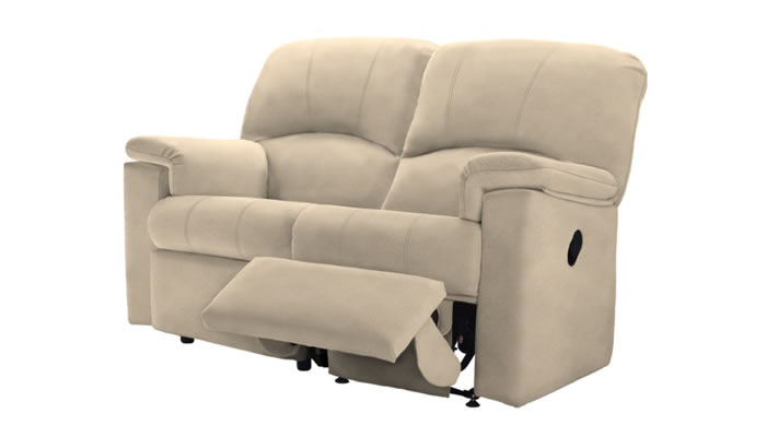 G Plan Chloe Fabric 2 Seater Sofa Power Single Recliner