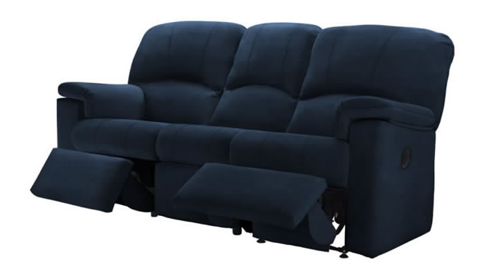G Plan Chloe Fabric 3 Seater Sofa Power Double Recliner