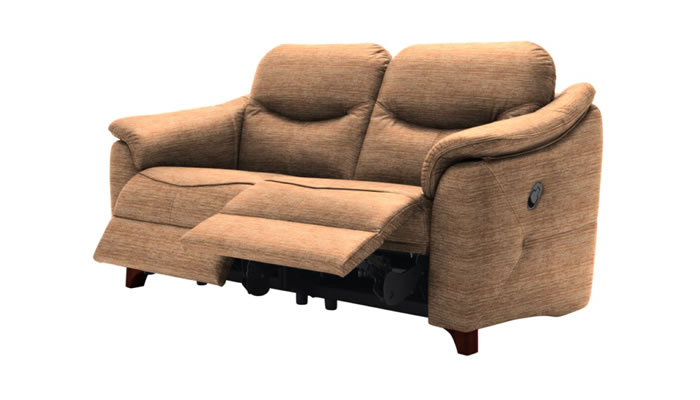 G Plan Jackson Fabric 3 Seater Manual Double Recliner
