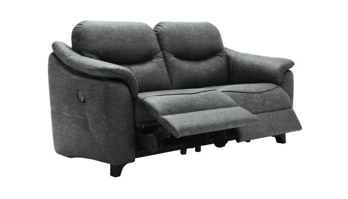G Plan Jackson Fabric 3 Seater Power Double Recliner