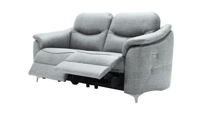 G Plan Jackson Fabric 3 Seater Power Double Recliner