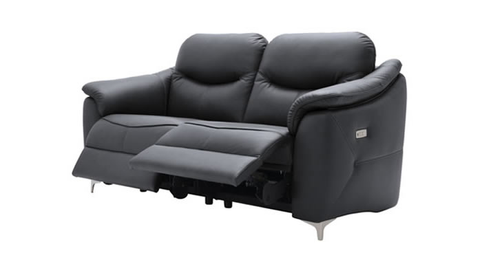 G Plan Jackson Leather 3 Seater Double Recliner