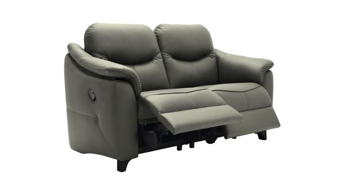 G Plan Jackson Leather 2 Seater Power Double Recliner