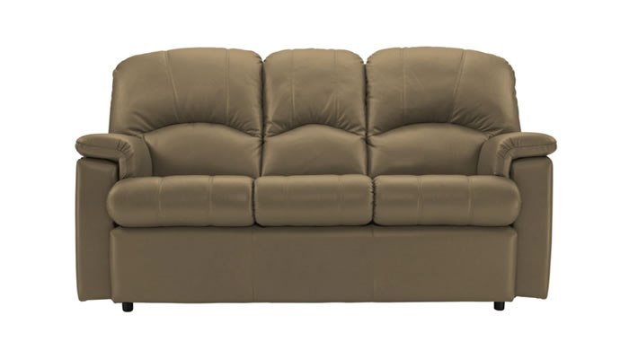 G Plan Chloe Leather Small 3 Seater Sofa