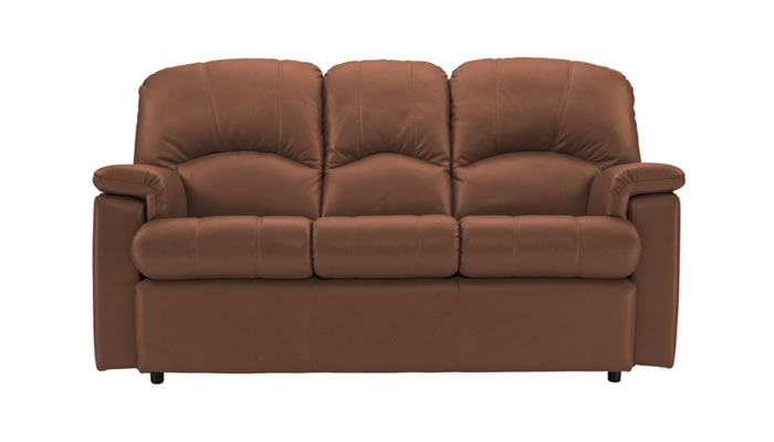 G Plan Chloe Leather Small 3 Seater Sofa
