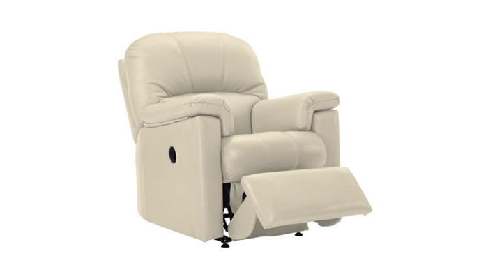 G Plan Chloe Leather Small Chair Manual Recliner