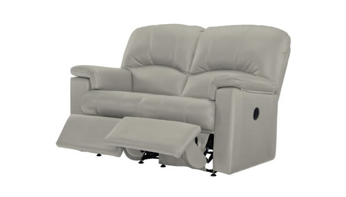 G Plan Chloe Leather 2 Seater Sofa Power Double Recliner