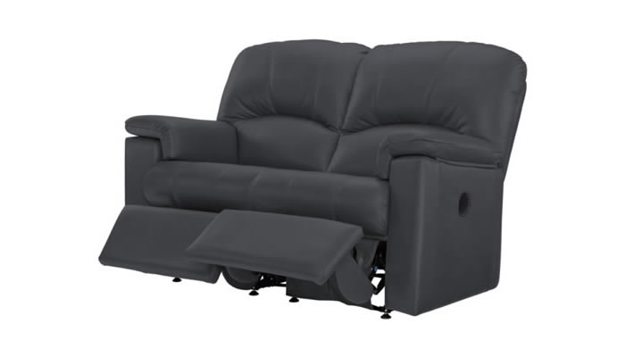 G Plan Chloe Leather 2 Seater Sofa Power Double Recliner