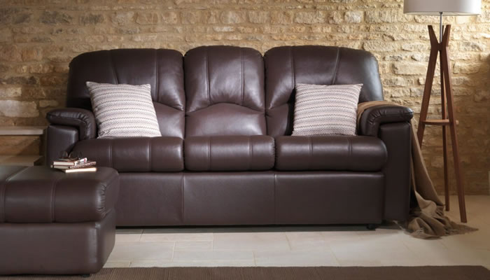 G Plan Chloe Leather 3 Seater Power Single Recliner