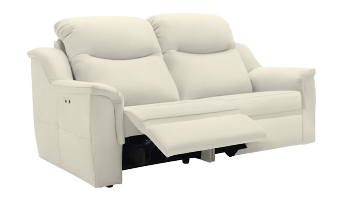G Plan Firth Fabric 3 Seater Sofa Power Double Recliner