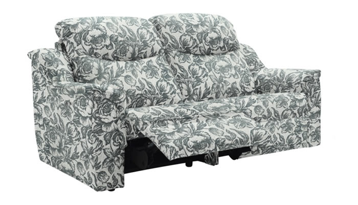G Plan Firth Fabric 3 Seater Sofa Power Single Recliner