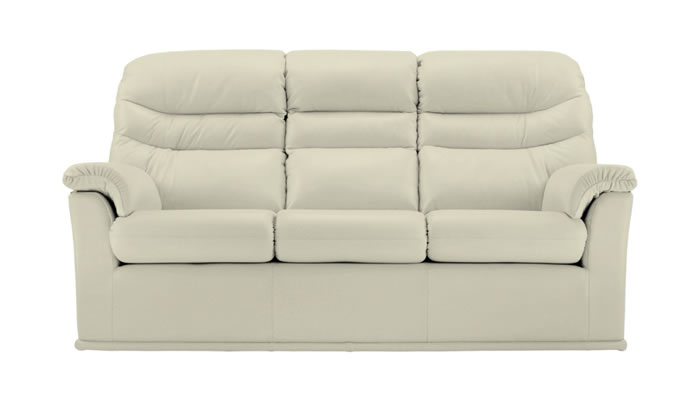 G Plan Malvern Leather 3 Seater Sofa 3 Cushion