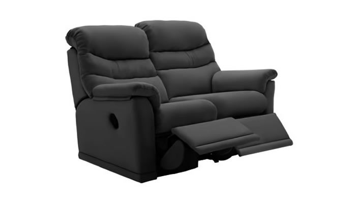 G Plan Malvern Leather 2 Seater Power Double Recliner