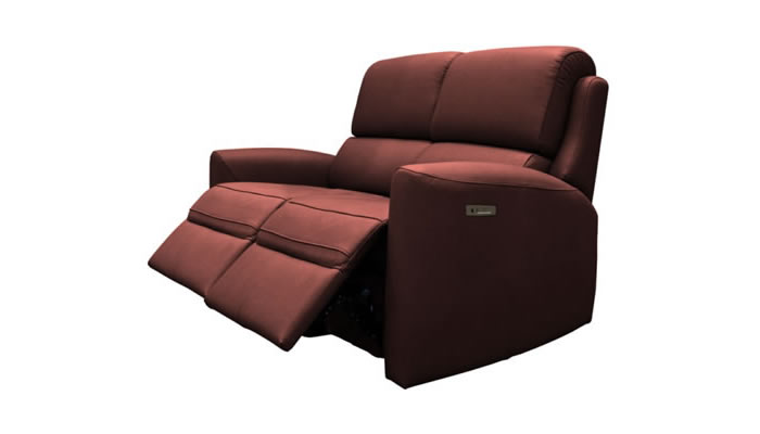 G Plan Hamilton Leather 2 Seater Sofa Power Double Recliner with USB