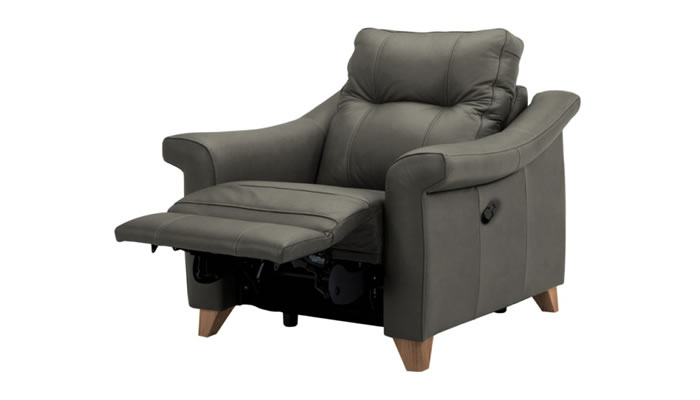 G Plan Riley Leather Armchair Power Recliner USB
