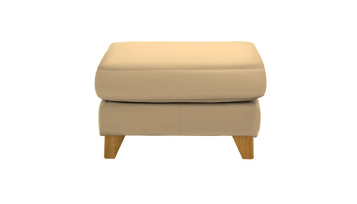 G Plan Riley Leather Footstool