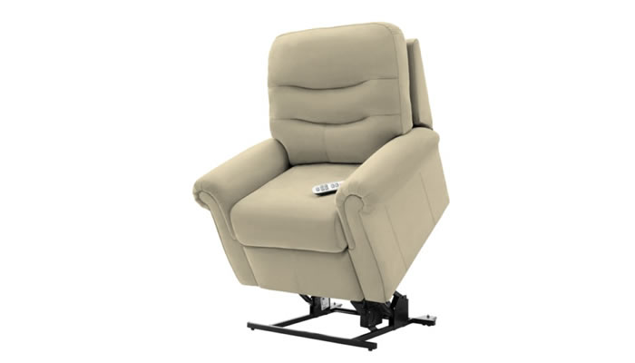 G Plan Holmes Leather Chair Dual Elevate Riser Recliner