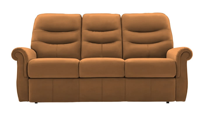 G Plan Holmes Leather 3 Seater Sofa
