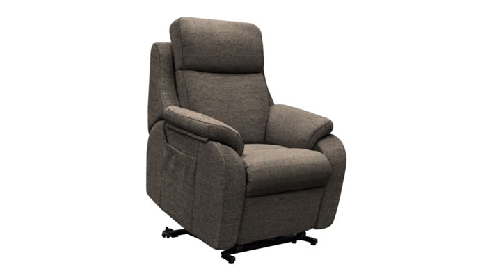 G Plan Kingsbury Fabric Small Chair Dual Elevate Riser Recliner