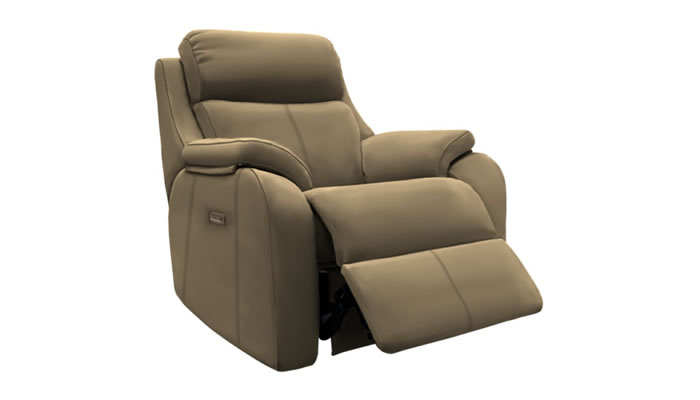 G Plan Kingsbury Leather Chair Power Recliner