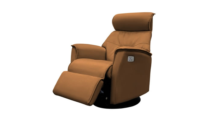 G Plan Malmo Leather Large Power Chair