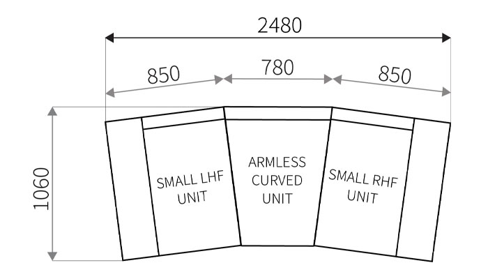 G Plan Harper Leather End Module Manual Recliner Headrest Lumbar