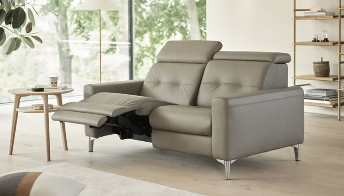 Stressless Anna A1 Leather 2 Seater Sofa Power Recliner