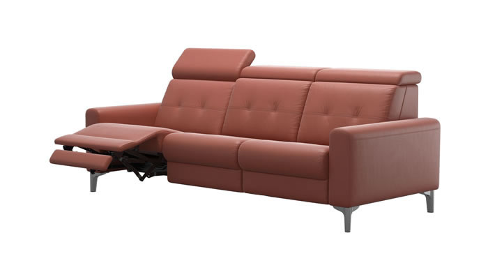 Stressless Anna A1 Leather 3 Seater Sofa Power Recliner