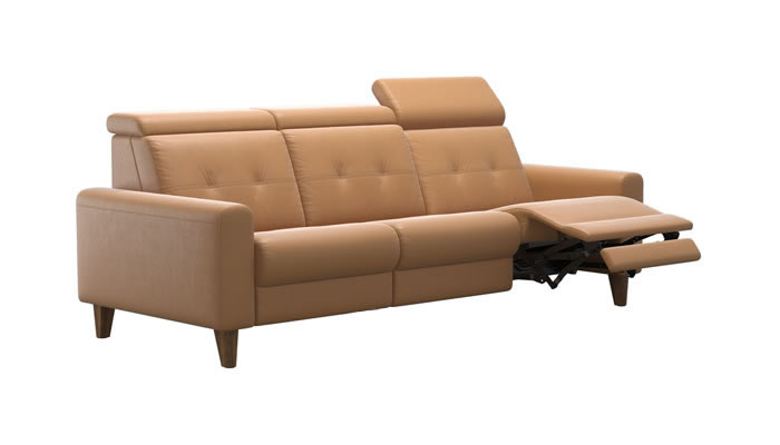 Stressless Anna A1 Leather 3 Seater Sofa Power Recliner
