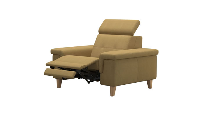 Stressless Anna A2 Fabric Chair Power Recliner