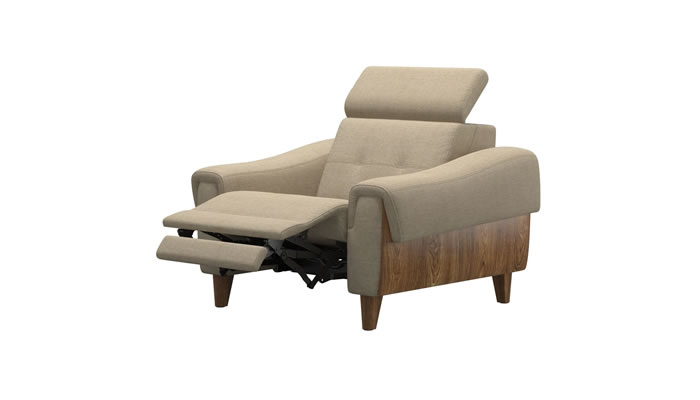 Stressless Anna A3 Fabric Chair Power Recliner