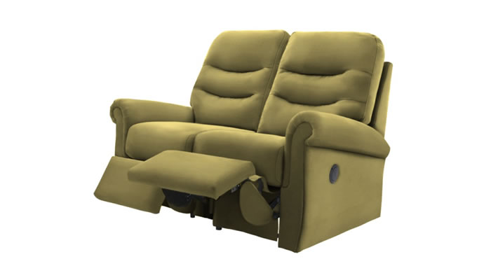 G Plan Holmes Fabric 2 Seater Sofa Powered Double Recliner