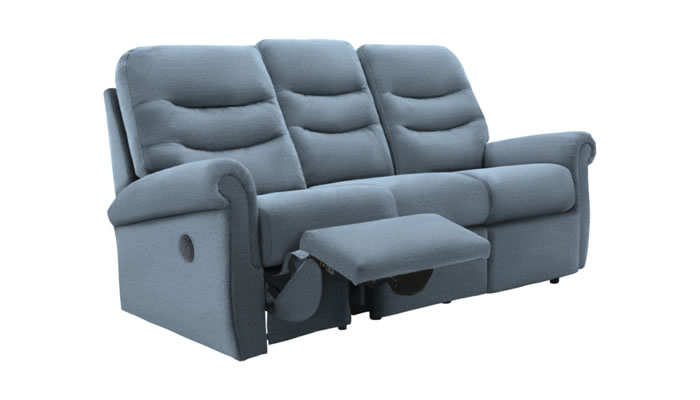 G Plan Holmes Fabric 3 Seater Sofa Manual Single Recliner