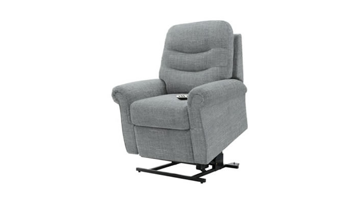 G Plan Holmes Fabric Small Chair Dual Elevate Riser Recliner