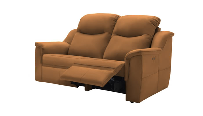 G Plan Firth Leather 2 Seater Power Single Recliner