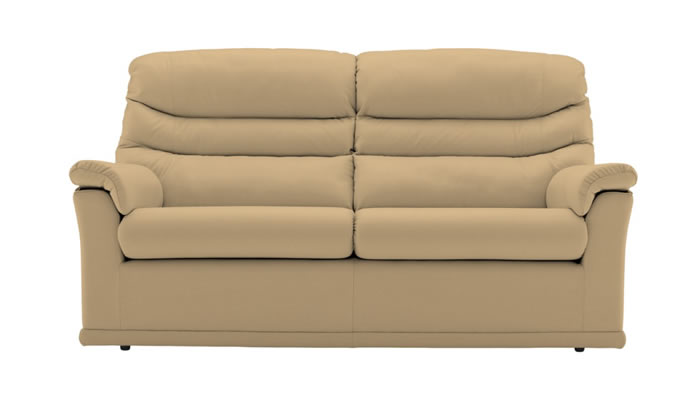 G Plan Malvern Leather 3 Seater Sofa 2 Cushion