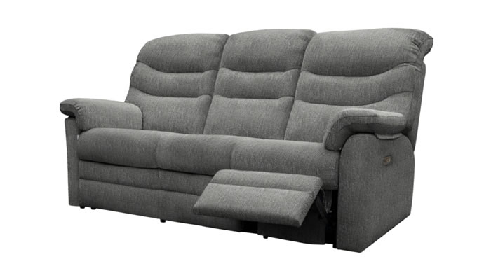 G Plan Ledbury Fabric 3 Seater Power Single Recliner