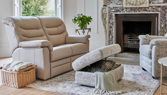 G Plan Ledbury Leather 3 Seater Manual Single Recliner