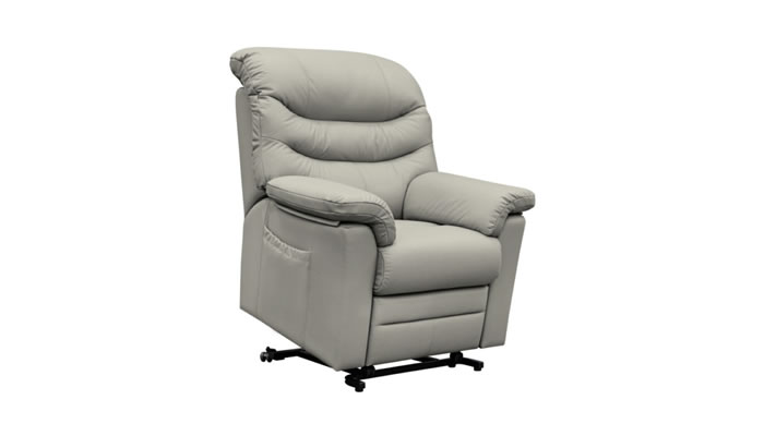 G Plan Ledbury Leather Chair Dual Elevate Riser Recliner