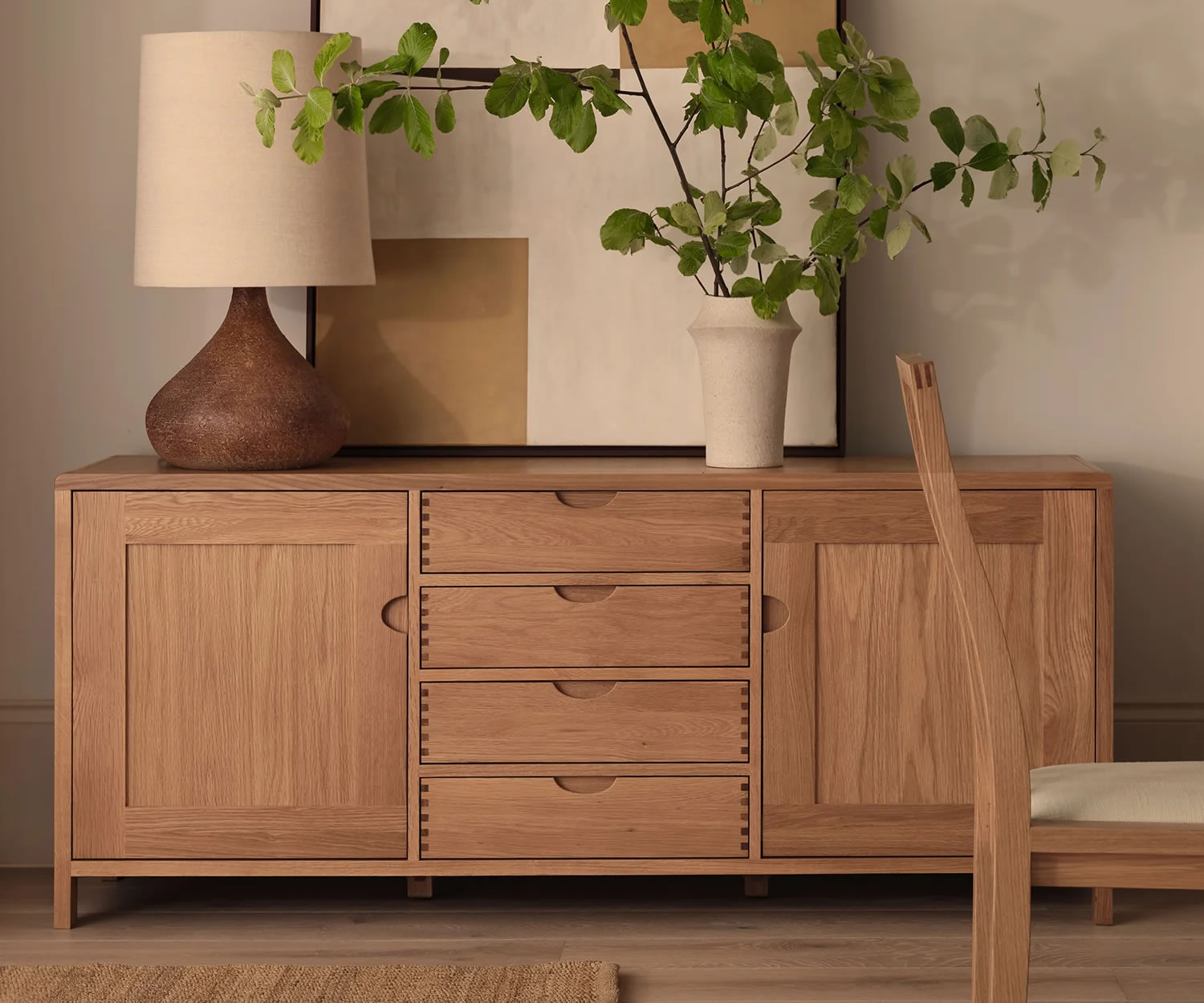 Ercol Bosco Sideboard Storage Lifestyle