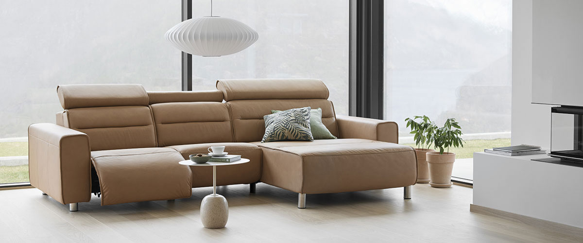 Stressless Emily Wide Arm Sofa