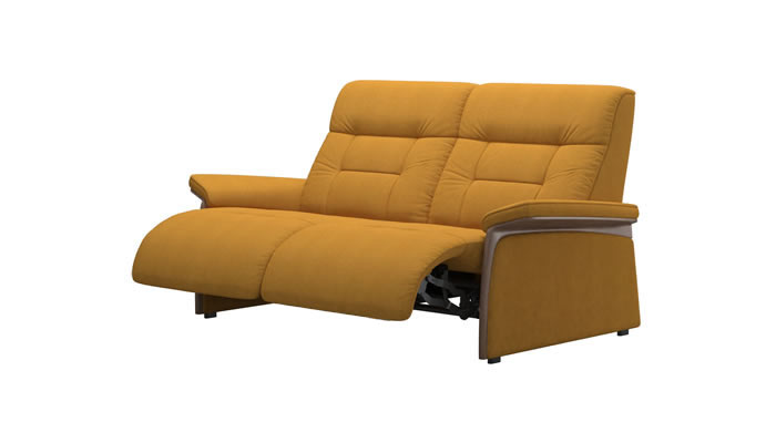 Stressless Mary Wood 2 Seater Recliners Sofa