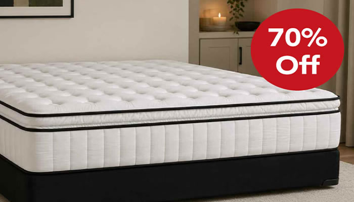 14 Superior Pocket Mattress + Platform Top Base King Size 150cm